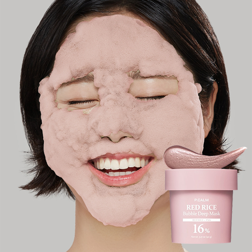 P.CALM Red Rice Bubble Mask
